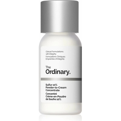 The Ordinary Sulfur 10% Powder-to-Cream Concentrate lokální péče proti akné 5 g
