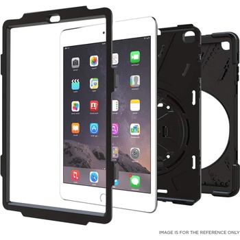 Eiger Peak 500m Case - удароустойчив хибриден кейс от най-висок клас за iPad mini 5, iPad mini 4 (черен)