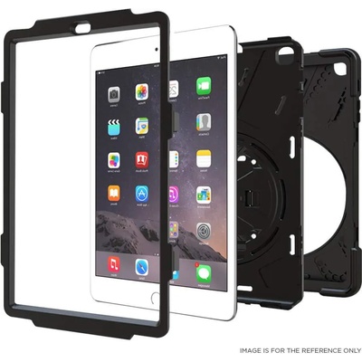 Eiger Peak 500m Case - удароустойчив хибриден кейс от най-висок клас за iPad mini 5, iPad mini 4 (черен)