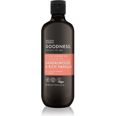 Baylis & Harding Goodness Sandalwood & Rich Vanilla sprchový gel pro muže 500 ml