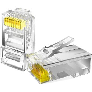 Image 1 of Tenda Конектор Tenda - TEH60510, Cat 6 UTP, 100 бр. , жълт (TEH60510)