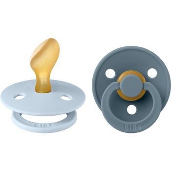 BIBS Colour Size 1: Anatomical 0-6 months биберон Baby Blue / Petrol 2 бр