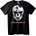 NOONEBRAND Тениска Метален Очен Череп - 7XL, Black