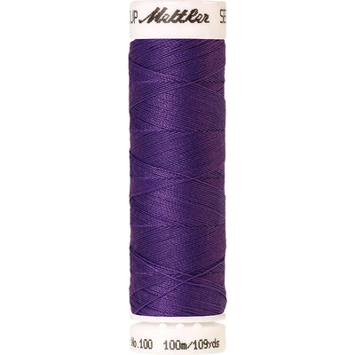 Nitě SERALON 100m na univerzální šití, polyester AMANN Mettler - více barev 6677: 0030 fialová sytá
