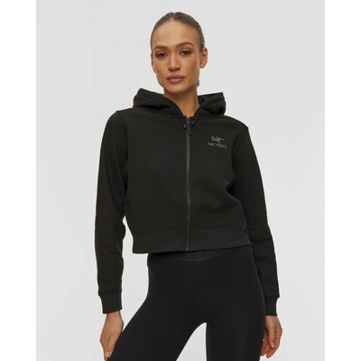 Arcteryx Emblem Fleece Full Zip Crop Hoody W čierna