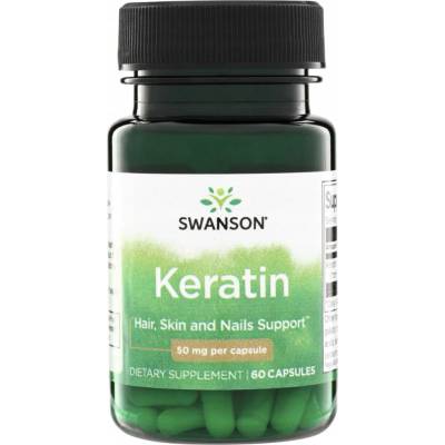 Swanson Keratin 50 mg 60 kapsúl