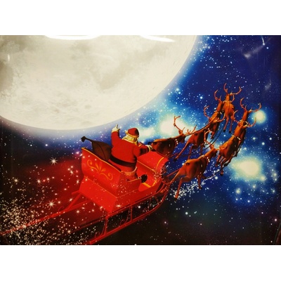 Tetra DecoArt pozadí santa / sněhulák 60 x 45 cm