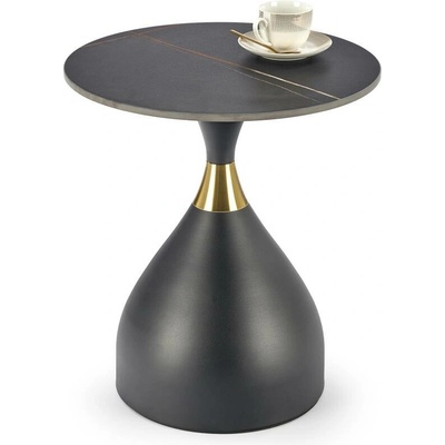 Halmar Vero 50 cm čierna / zlatá