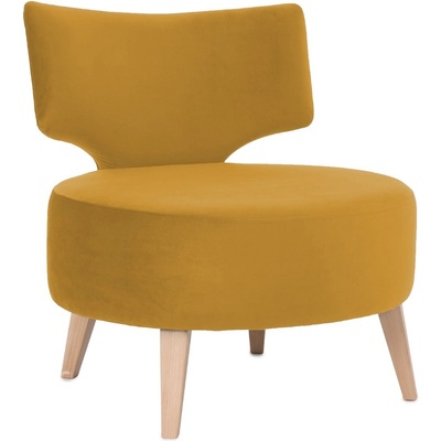 Nordic Design Full žluté sametové