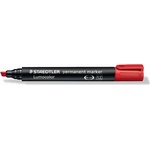 STAEDTLER Маркер Staedtler Lumocolor Perm скосен 2-5мм червен (350-2)