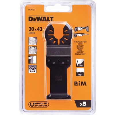DeWALT DT20723 sada 5ks pilových listů DT20701