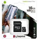 Kingston Canvas Select Plus microSDHC 16 GB SDCS2/16GB