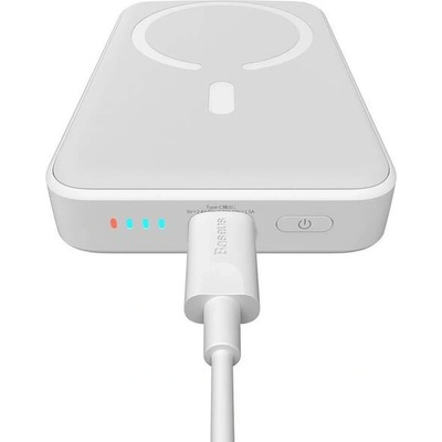 Baseus Magnetic Mini 10000mAh bílá