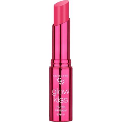 Golden Rose Балсам за устни Glow Kiss, SPF15, N03 Berry Pink, 3 g