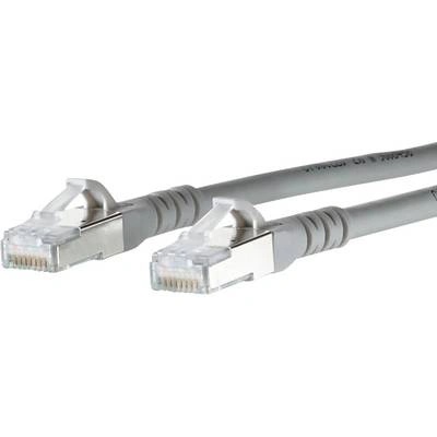 METZ CONNECT Кабел за мрежова връзка, Metz Connect, RJ45, CAT 6A S/FTP, 3m, сив (1308453033-E)