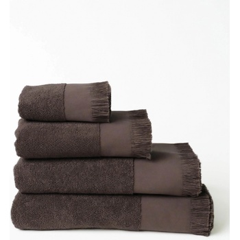 MKLozkoviny Froté osuška Loreta 70 x 140 cm tmavohnedá