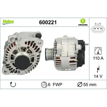 generátor VALEO 600221