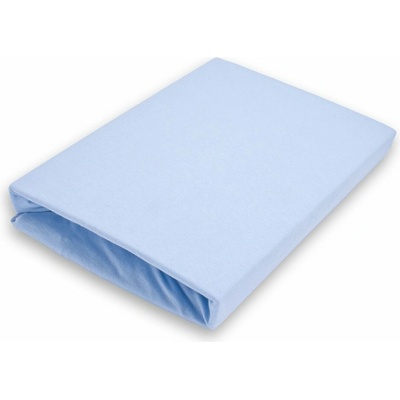 Brotex jersey prostěradlo Exclusive světle modré 160x200