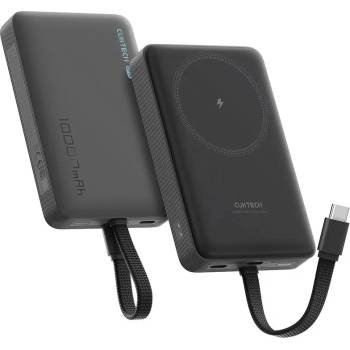 CUKTECH CP132ML 10000mAh MagSafe съвместима външна батерия - черна (CKWPB100LGLBK)