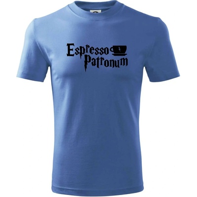 Harry Espresso Patronum tričko svetlomodrá