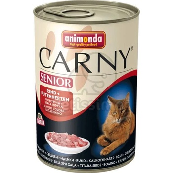 Image 1 of Animonda Carny Senior beef & turkey heart 24x400 g