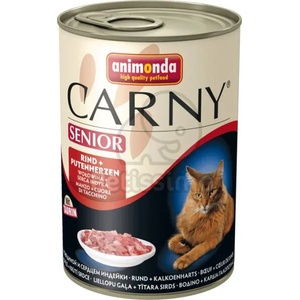 Animonda Carny Senior beef & turkey heart 24x400 g