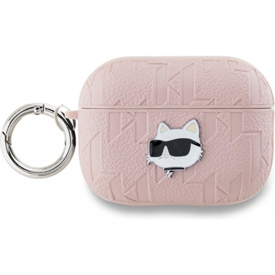 Karl Lagerfeld PU Embossed Choupette Head Puzdro na AirPods Pro 2 KLAP2PGCHPP