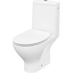 Cersanit Комплект тоалетна чиния Cersanit Moduo 651, резервоар 3/5 л и тънък бял капак с плавно затваряне (K116-003)