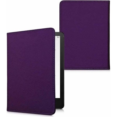 KW Mobile Embossed Small Flowers KW5781023 pre Amazon Kindle Paperwhite 5 2021 fialové vrecko na ruku