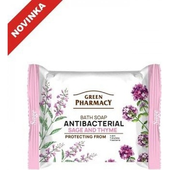 Green Pharmacy tuhé mydlo s antibakteriálnym účinkom Šalvia a Tymián 100 g