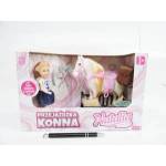 Artyk Doll set 13cm with horse