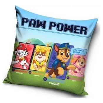 Carbotex Vankúš Tlapková patrola Paw Patrol motív Paw Power game 40x40
