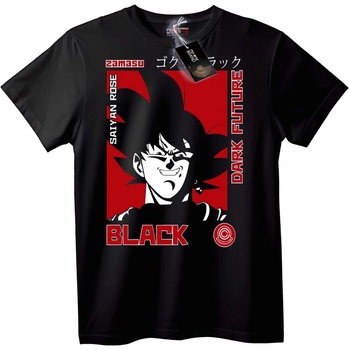 NOONEBRAND Тениска Гоку Блек - 2XL, Black