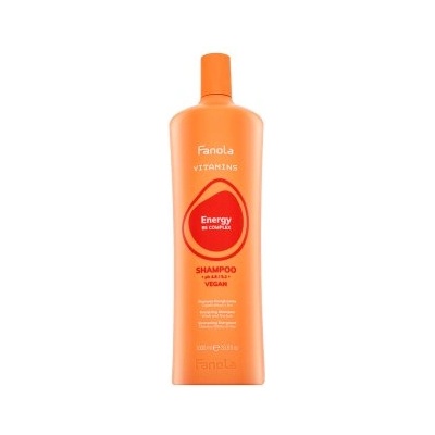 Fanola Vitamins Energy Shampoo укрепващ шампоан За уморена коса 1000 ml