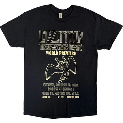 Led Zeppelin TSRTS World Premier Black L Риза (LZTS09MB03)