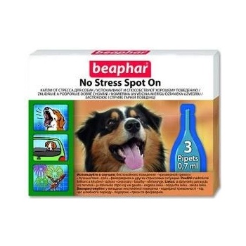 Beaphar No Stress Pipeta pro uklidnění, odstranění stresu, úzkosti pes 3 x 0,7 ml