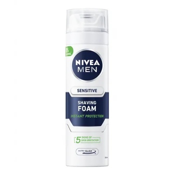 Nivea Men Sensitive Shaving Foam Instant Protection - Пяна за бръснене за чувствителна кожа 200мл