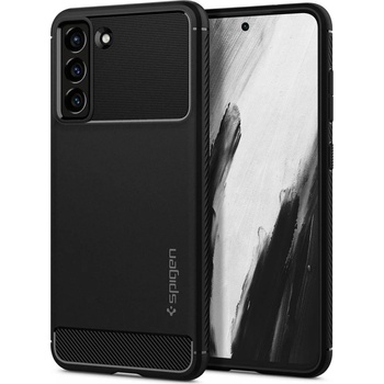 Spigen Калъф Spigen Rugged Armor за Samsung Galaxy S21 FE, Matte Black (20302-0)