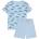 Minymo Детско ежедневно термо бельо Minymo Kid's Nightset S/S AOP Everyday base layer - Niagara Mist - размер 152 (EU) (714-1856-0121)
