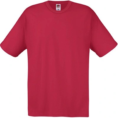 Fruit of the Loom spodní tričko Original Full-Cut T cihlová červená
