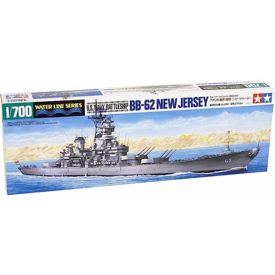 Tamiya US New Jersey Battleship Water Line 1:700