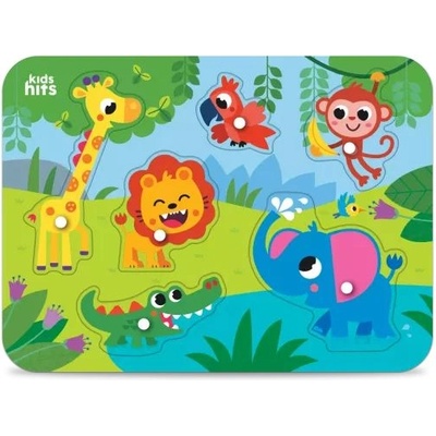 KIDS HITS Детски хитове: Дървена форма - Малката ми зоологическа градина (kh20/072)