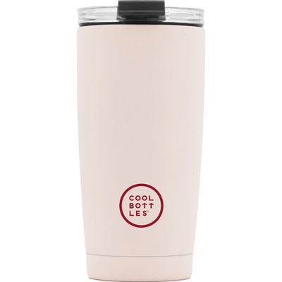 Cool Bottles Nerezový termohrnek Pastel Pink 330 ml