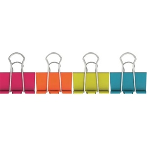 DELI Vivid 15 мм метални 50 бр. цветни щипки за хартия DEL08557 (DEL08557)