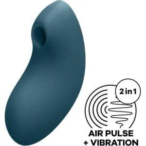 Satisfyer 2 в 1 Kлитор стимулатор с вибрации и въздушни вълни Satisfyer Vulva Lover 2