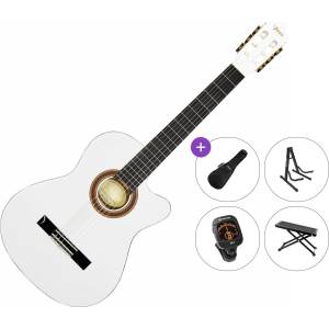 Valencia VC104TC Premium SET 4/4 White Класическа китара