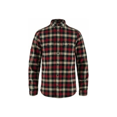 Fjällräven Skog košile dark navy-red