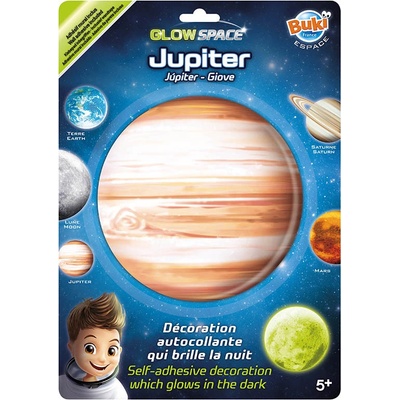 Nálepka Jupiter svetielkuje v tme