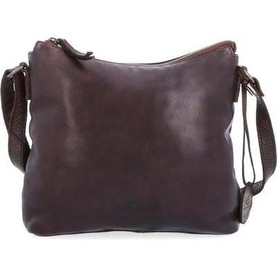 Noelia Bolger menší kožená dámská crossbody kabelka hnědá NB 2400 BROWN
