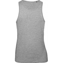 B&C Organic Inspire tank T Men sivá melírová